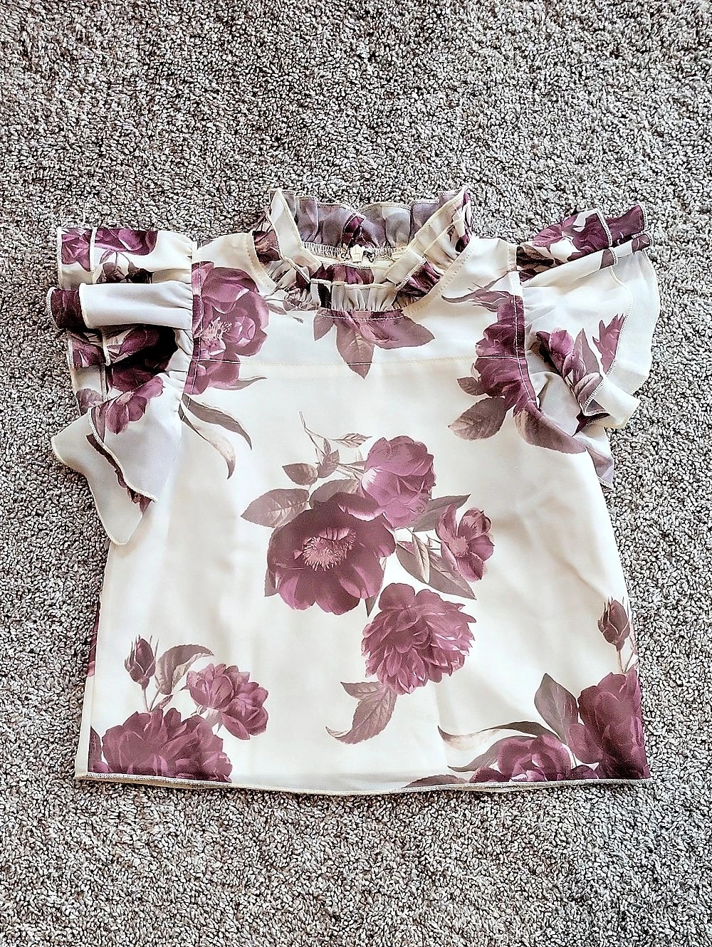 Joyfolie Floral Blouse Size 6